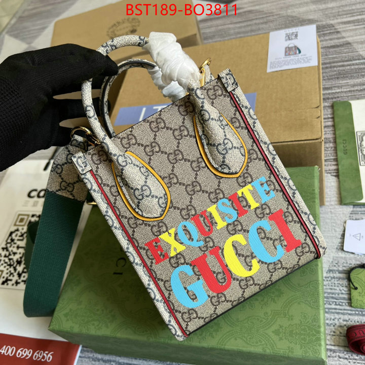 Gucci Bags(TOP)-Diagonal-,new designer replica ,ID: BO3811,$: 189USD