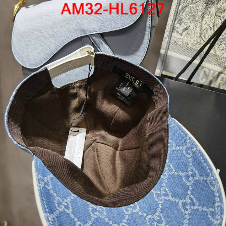 Cap (Hat)-Gucci,aaaaa quality replica , ID: HL6127,$: 32USD