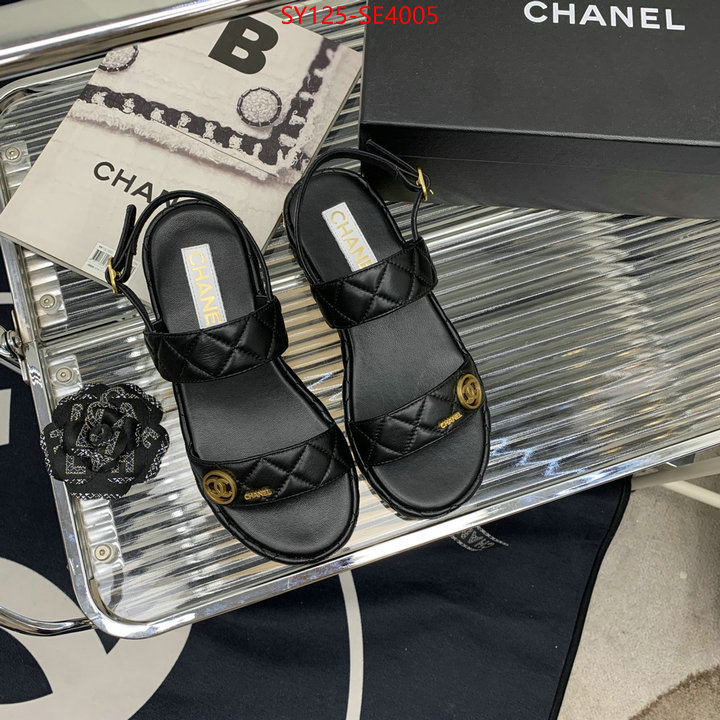 Women Shoes-Chanel,fake , ID: SE4005,$: 125USD