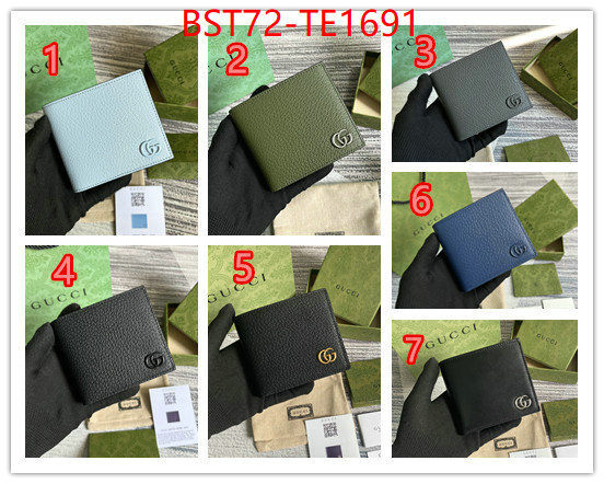 Gucci Bags(TOP)-Wallet-,only sell high-quality ,ID: TE1691,$: 72USD