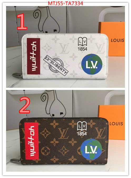 LV Bags(4A)-Wallet,ID: TA7334,$: 55USD