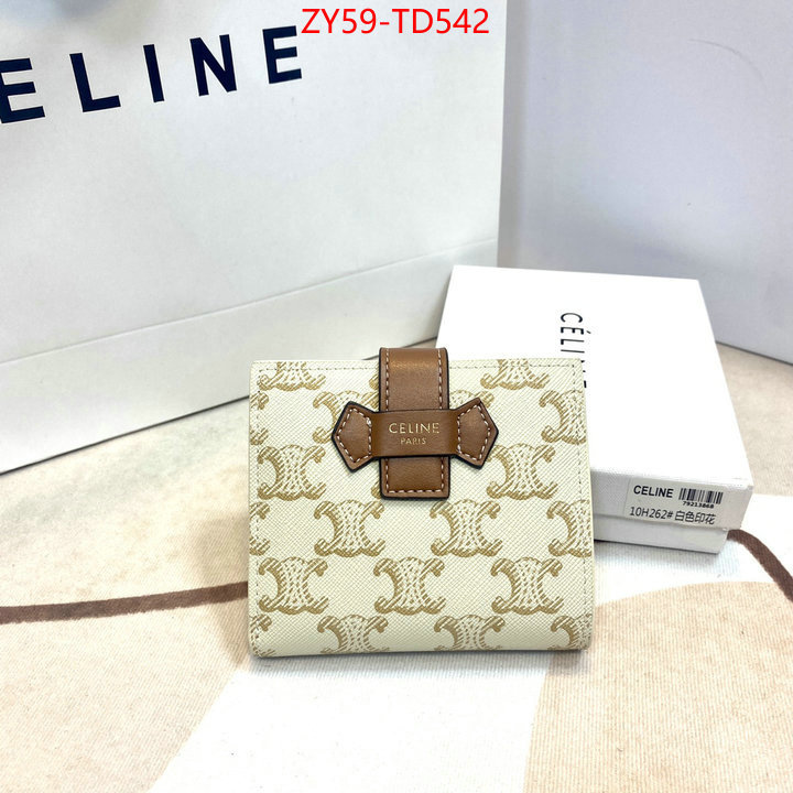 CELINE Bags(4A)-Wallet,high quality designer replica ,ID: TD542,$: 59USD