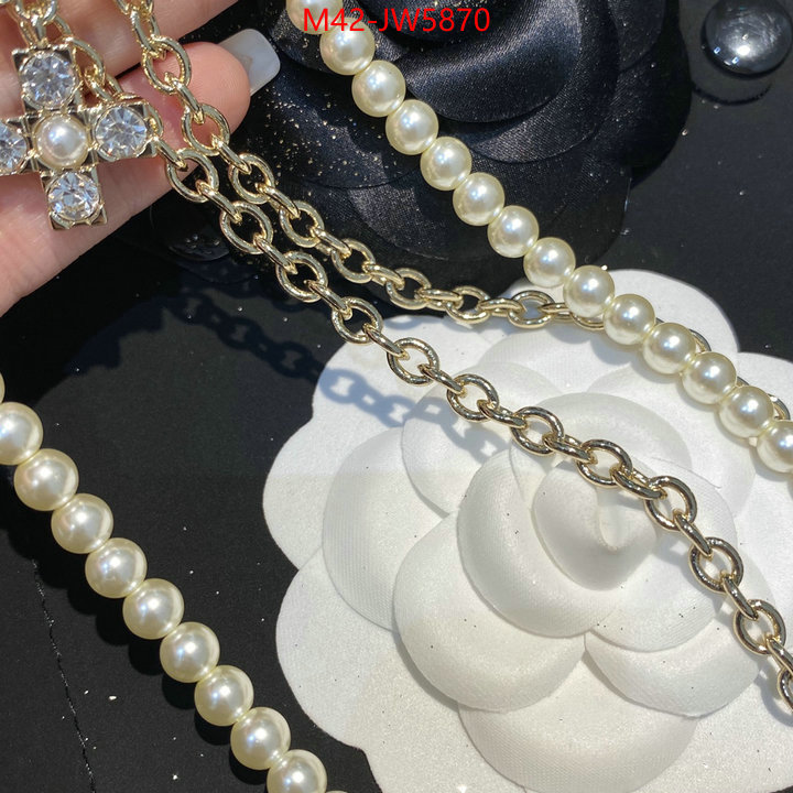 Jewelry-Chanel,mirror quality , ID: JW5870,$: 42USD