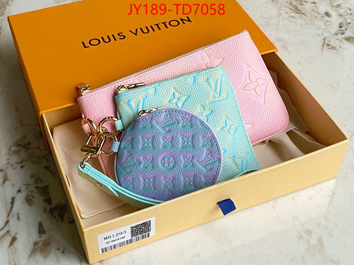 LV Bags(TOP)-Wallet,ID: TD7058,$: 189USD