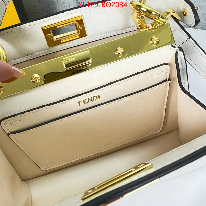 Fendi Bags(4A)-Diagonal-,best capucines replica ,ID: BO2034,$: 129USD