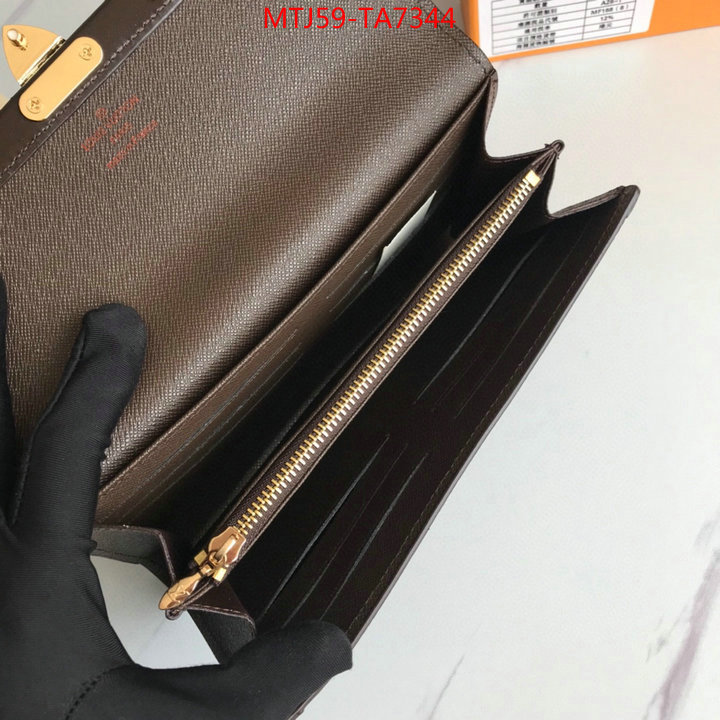 LV Bags(4A)-Wallet,ID: TA7344,$: 59USD