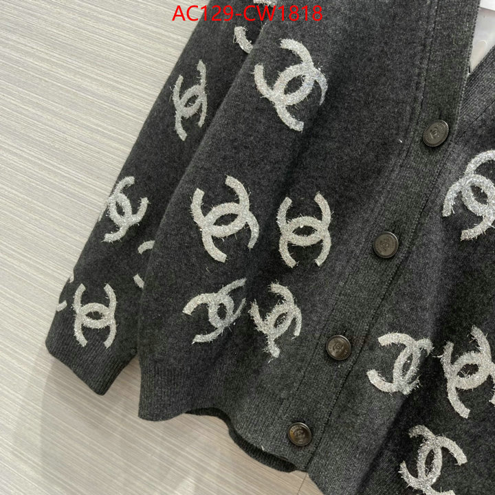 Clothing-Chanel,designer 1:1 replica , ID: CW1818,$: 129USD