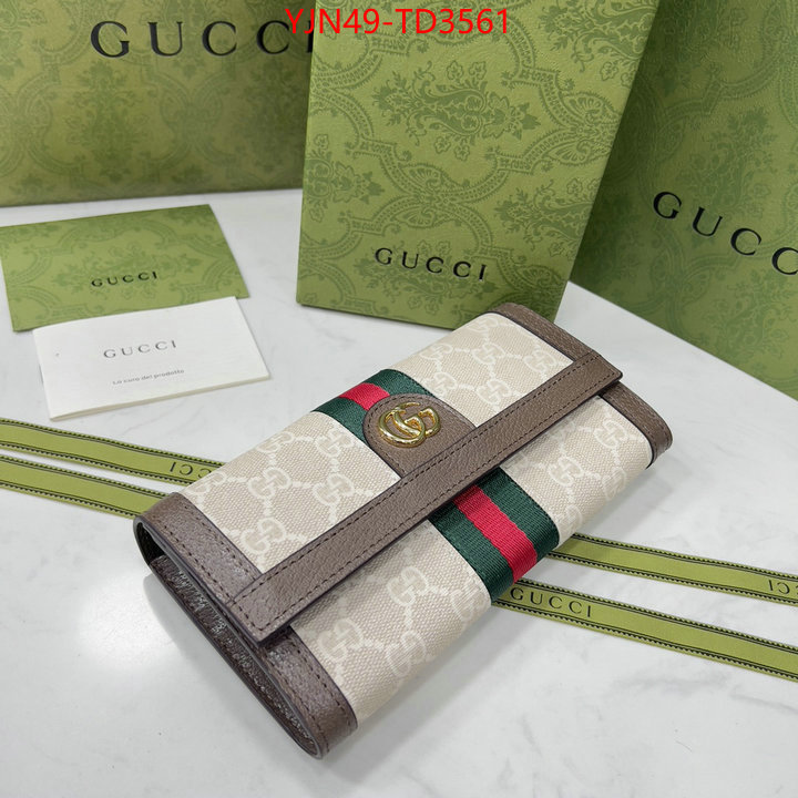 Gucci Bags(4A)-Wallet-,website to buy replica ,ID: TD3561,$: 49USD