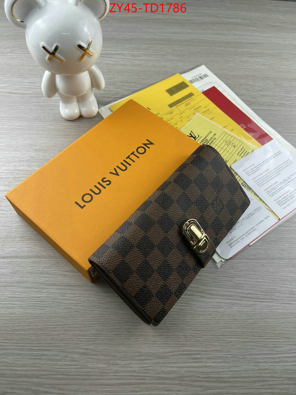 LV Bags(4A)-Wallet,ID: TD1786,$: 45USD