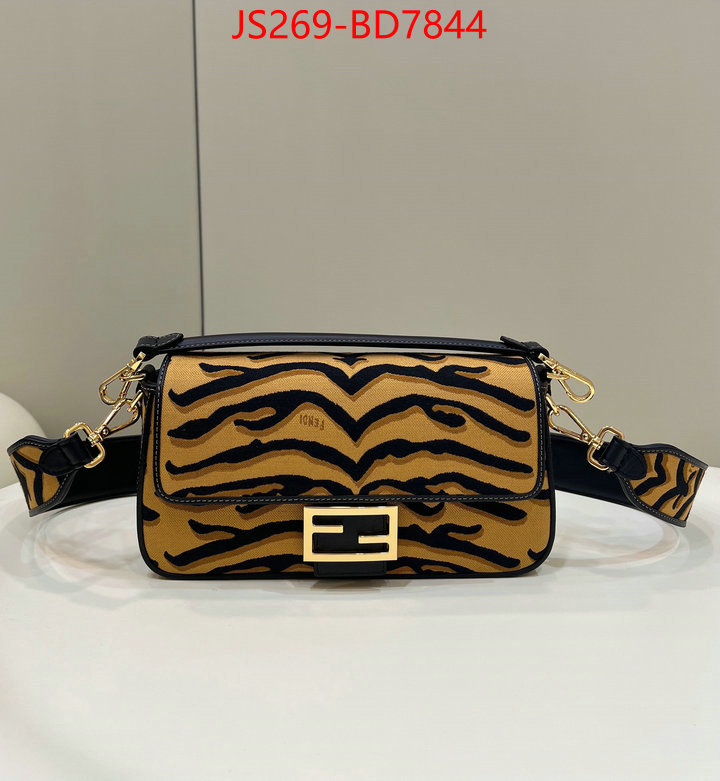 Fendi Bags(TOP)-Baguette,replica designer ,ID: BD7844,$: 269USD