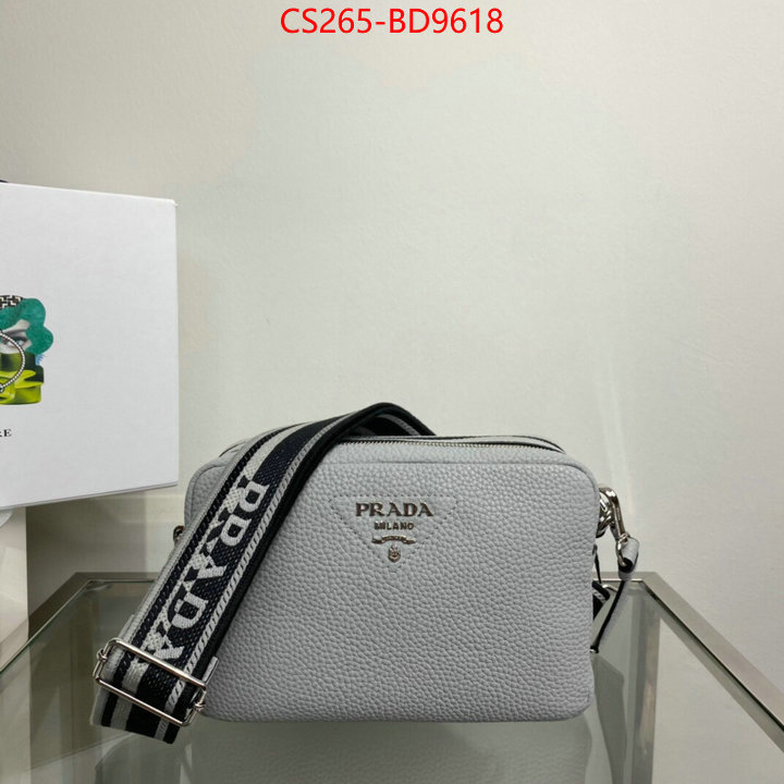 Prada Bags(TOP)-Diagonal-,ID: BD9618,$: 265USD