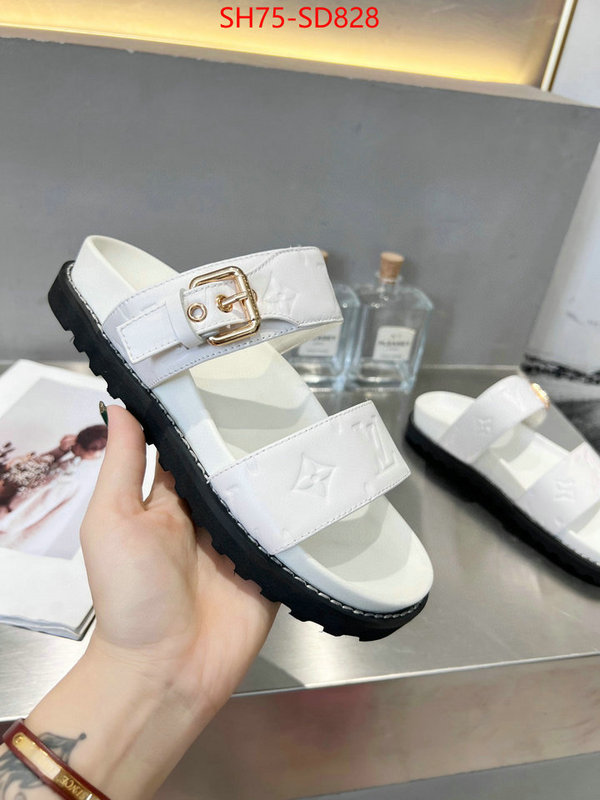 Women Shoes-LV,top perfect fake , ID: SD828,$: 75USD