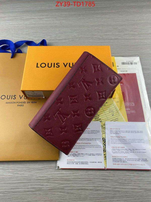 LV Bags(4A)-Wallet,ID: TD1785,$: 39USD