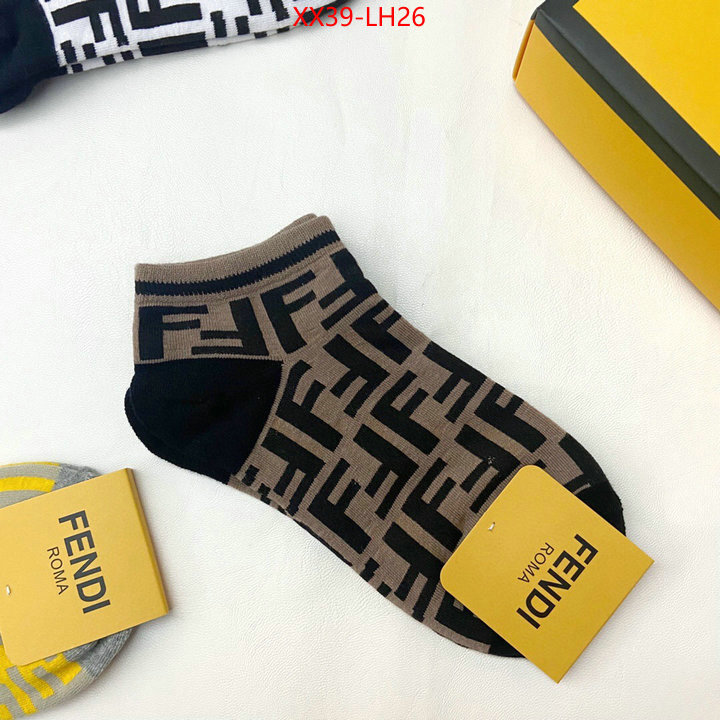 Sock-Fendi,high quality designer replica , ID:LH26,$: 39USD