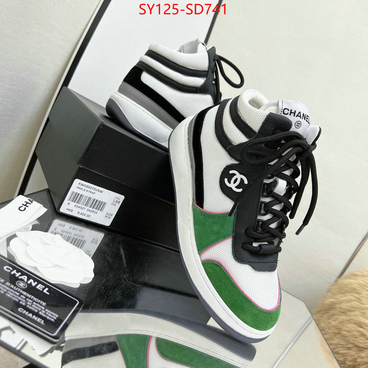 Women Shoes-Chanel,shop cheap high quality 1:1 replica , ID: SD741,$: 125USD