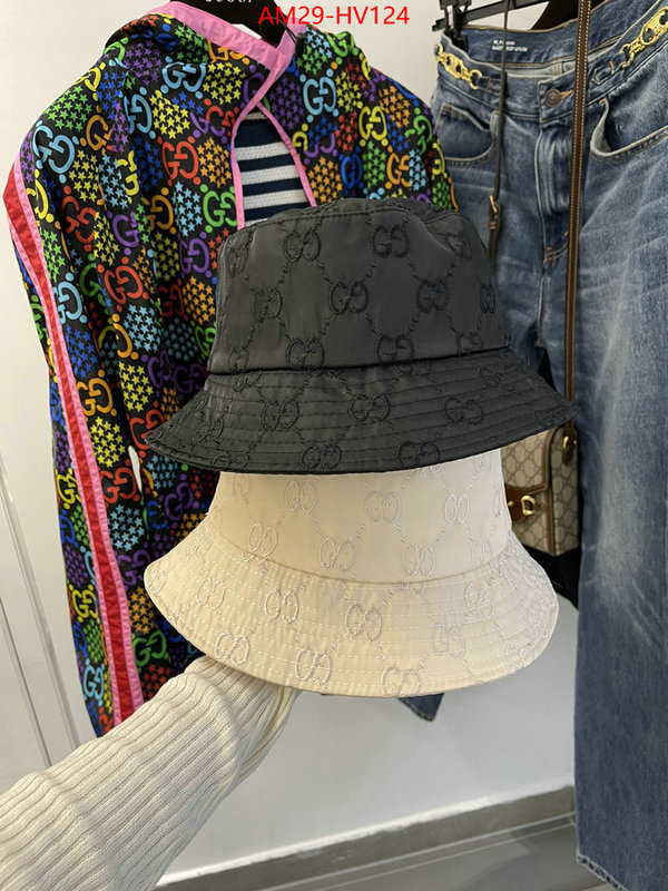 Cap (Hat)-Gucci,fashion replica , ID: HV124,$: 29USD