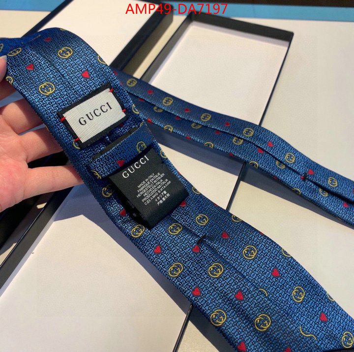 Ties-Gucci,new designer replica , ID: DA7197,$: 49USD
