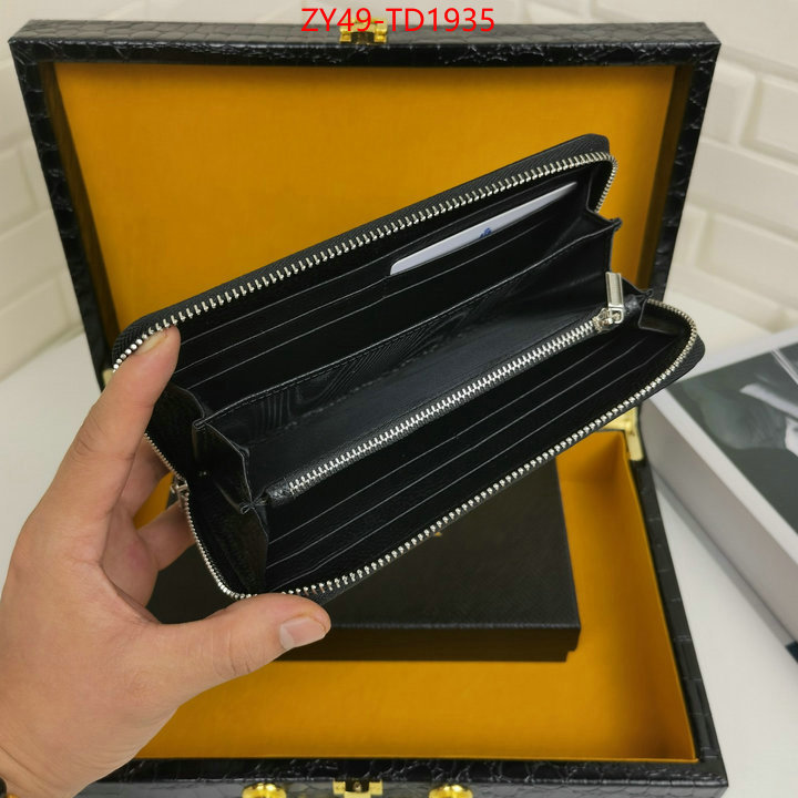 Prada Bags(4A)-Wallet,aaaaa+ replica designer ,ID: TD1935,$: 49USD