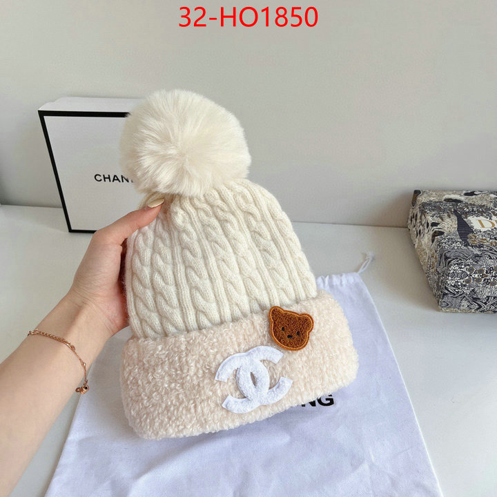 Cap (Hat)-Chanel,1:1 replica wholesale , ID: HO1850,$: 32USD