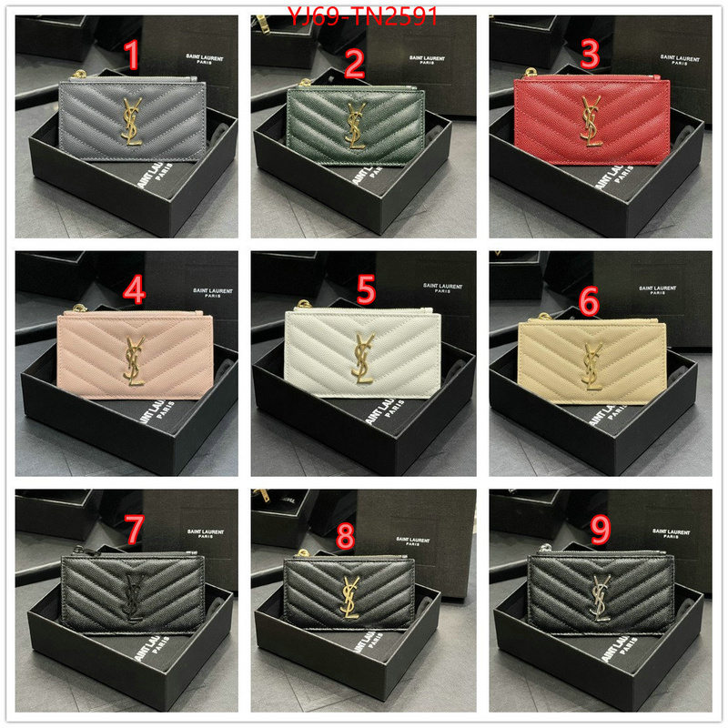 YSL Bag(TOP)-Wallet-,ID: TN2591,$: 69USD