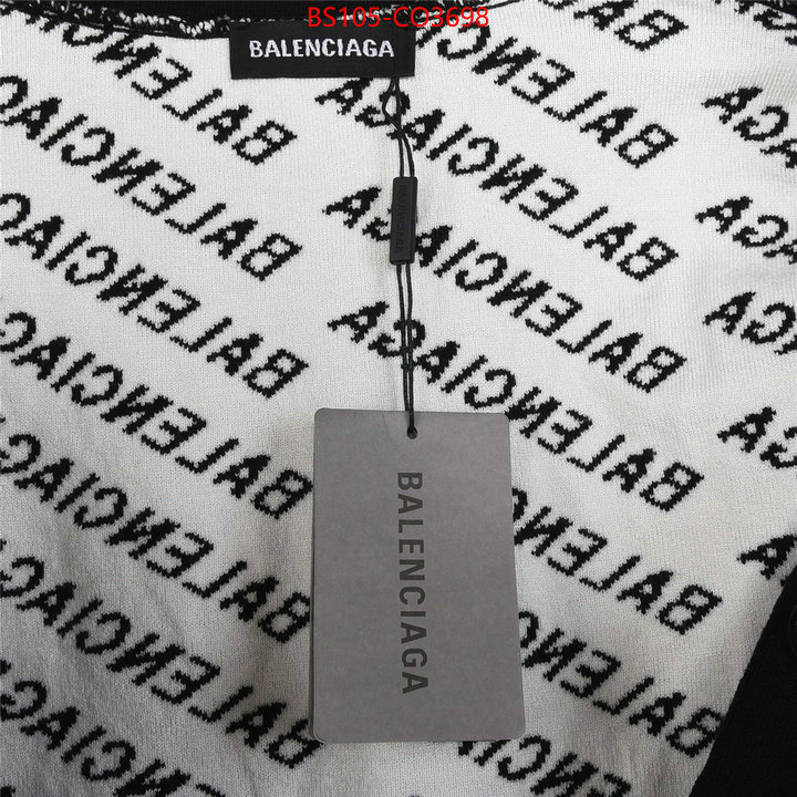 Clothing-Balenciaga,7 star quality designer replica , ID: CO3698,$: 105USD