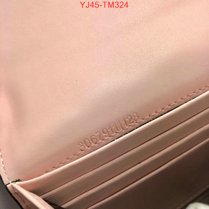 Gucci Bags(4A)-Wallet-,ID: TM324,$:45USD