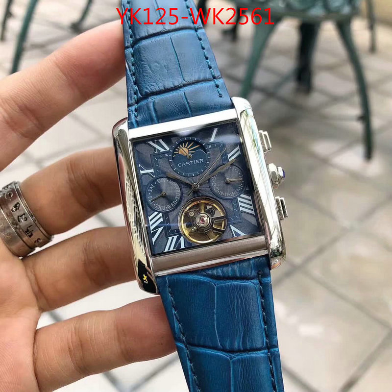 Watch(4A)-Cartier,first top ,ID: WK2561,$:125USD