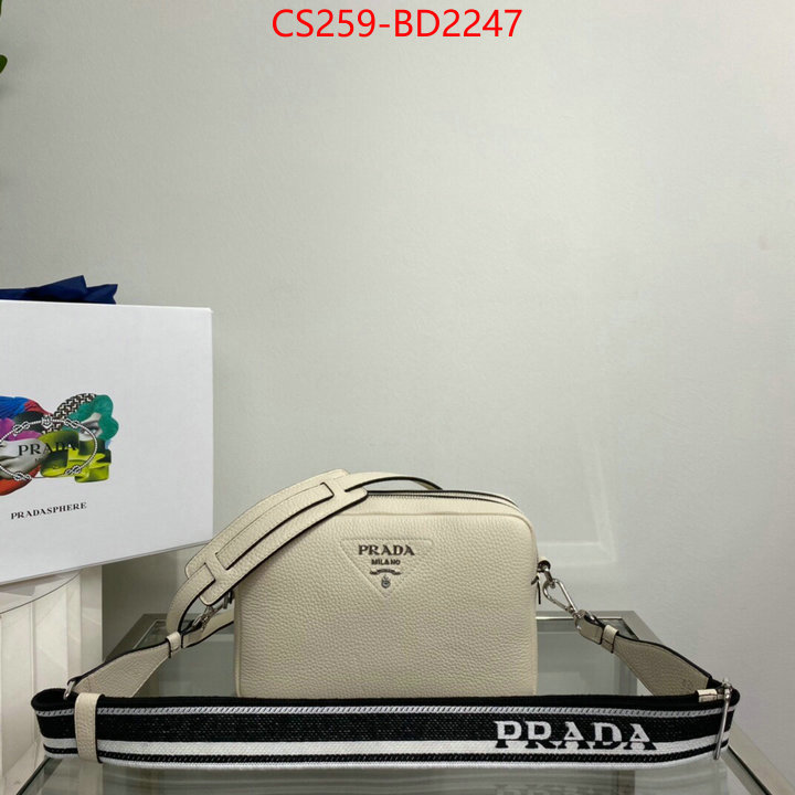 Prada Bags(TOP)-Diagonal-,ID: BD2247,$: 259USD