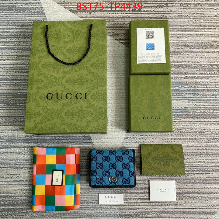 Gucci Bags(TOP)-Wallet-,ID: TP4439,$: 75USD