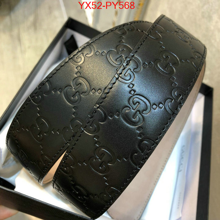 Belts-Gucci,wholesale replica shop , ID: PY568,$:52USD