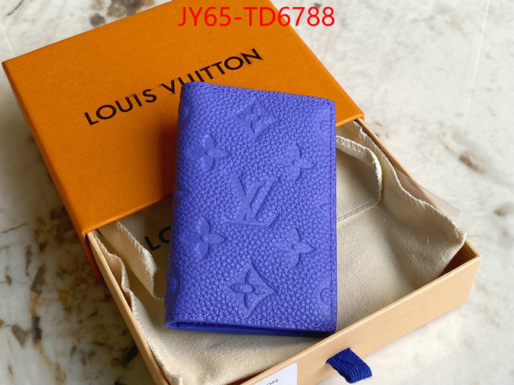 LV Bags(TOP)-Wallet,ID: TD6788,$: 65USD