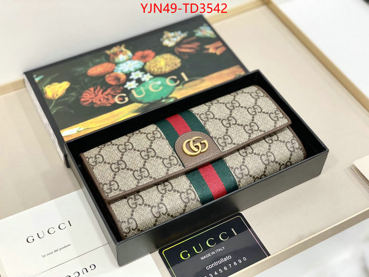 Gucci Bags(4A)-Wallet-,where should i buy to receive ,ID: TD3542,$: 49USD
