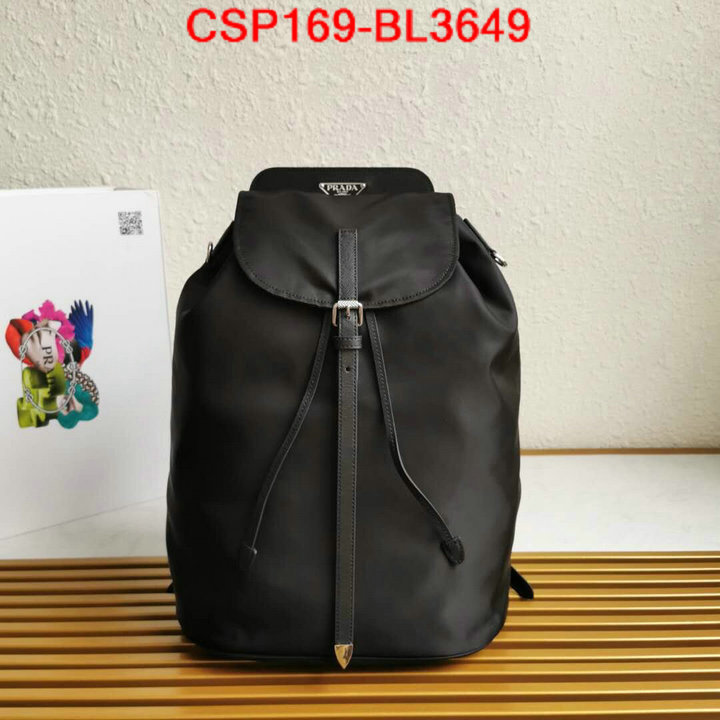 Prada Bags(TOP)-Backpack-,ID: BL3649,$: 169USD