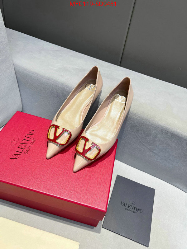 Women Shoes-Valentino,wholesale replica shop , ID: SD9481,$: 119USD