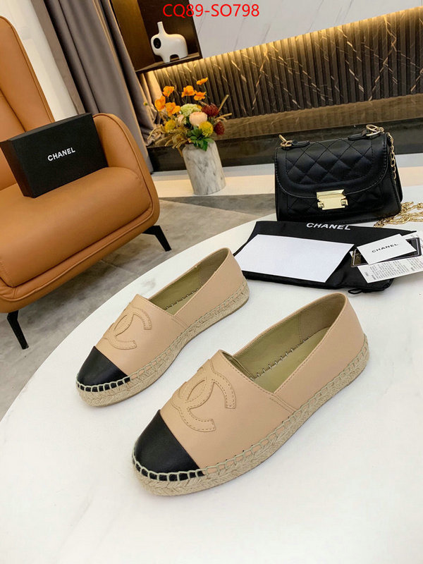 Women Shoes-Chanel,the best quality replica , ID: SO798,$: 89USD