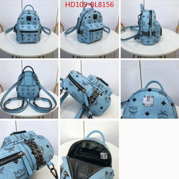 MCM Bags(TOP)-Backpack-,ID: BL8156,$: 109USD