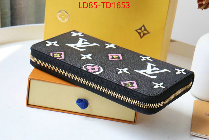 LV Bags(TOP)-Wallet,ID: TD1653,$: 85USD