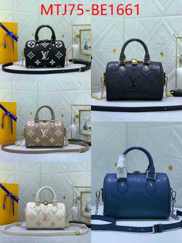 LV Bags(4A)-Speedy-,can i buy replica ,ID: BE1661,$: 75USD