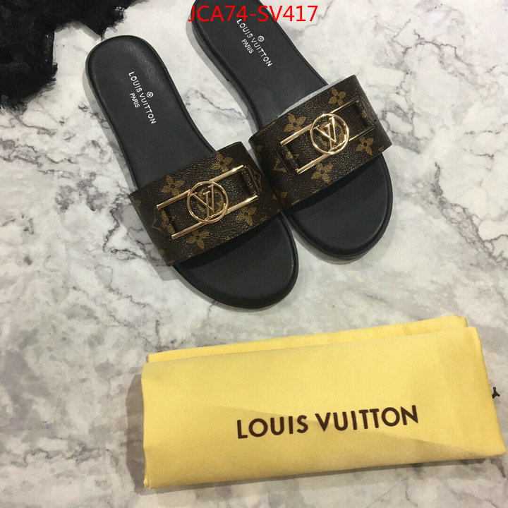 Women Shoes-LV,what 1:1 replica , ID: SV417,$:74USD