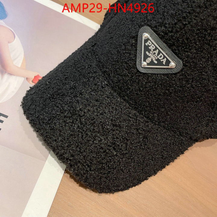 Cap (Hat)-Prada,2023 aaaaa replica 1st copy , ID: HN4926,$: 29USD