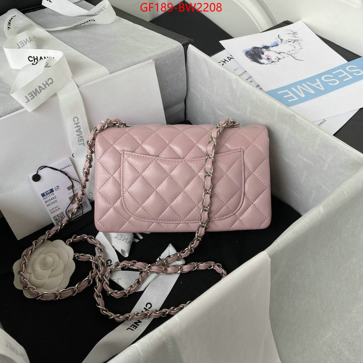 Chanel Bags(TOP)-Diagonal-,ID: BW2208,$: 189USD