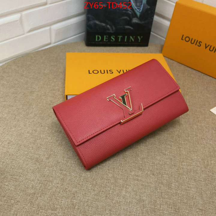 LV Bags(4A)-Wallet,ID: TD452,$: 65USD