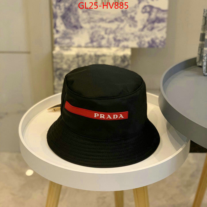 Cap (Hat)-Prada,top 1:1 replica , ID: HV885,$: 25USD