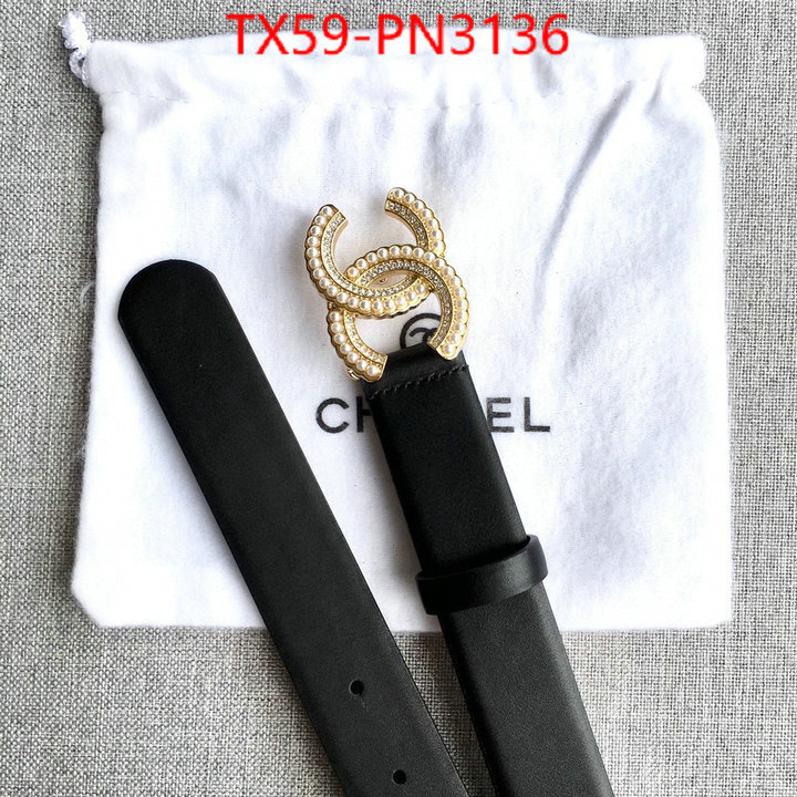 Belts-Chanel,the best affordable , ID: PN3136,$: 59USD