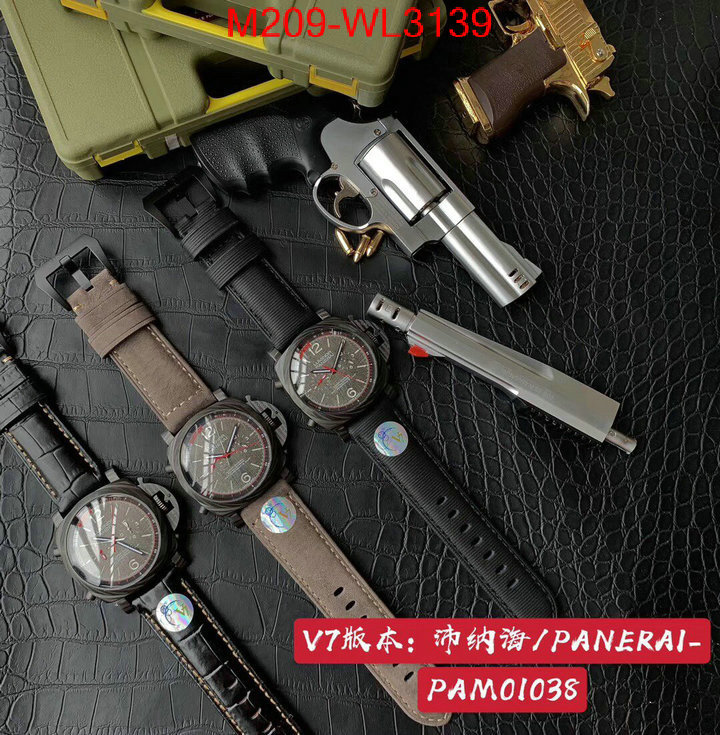 Watch(TOP)-Panerai,2023 perfect replica designer , ID: WL3139,$: 209USD