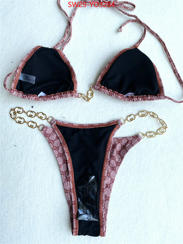 Swimsuit-GUCCI,aaaaa+ replica designer , ID: YO3284,$: 29USD