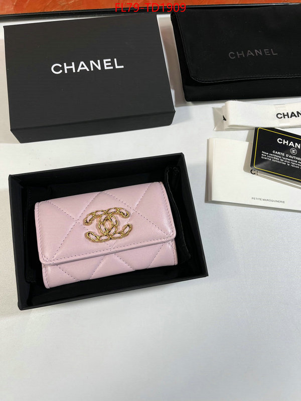 Chanel Bags(TOP)-Wallet-,ID: TD1909,$: 79USD