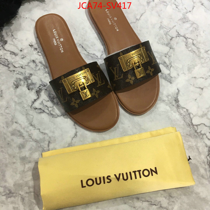 Women Shoes-LV,what 1:1 replica , ID: SV417,$:74USD