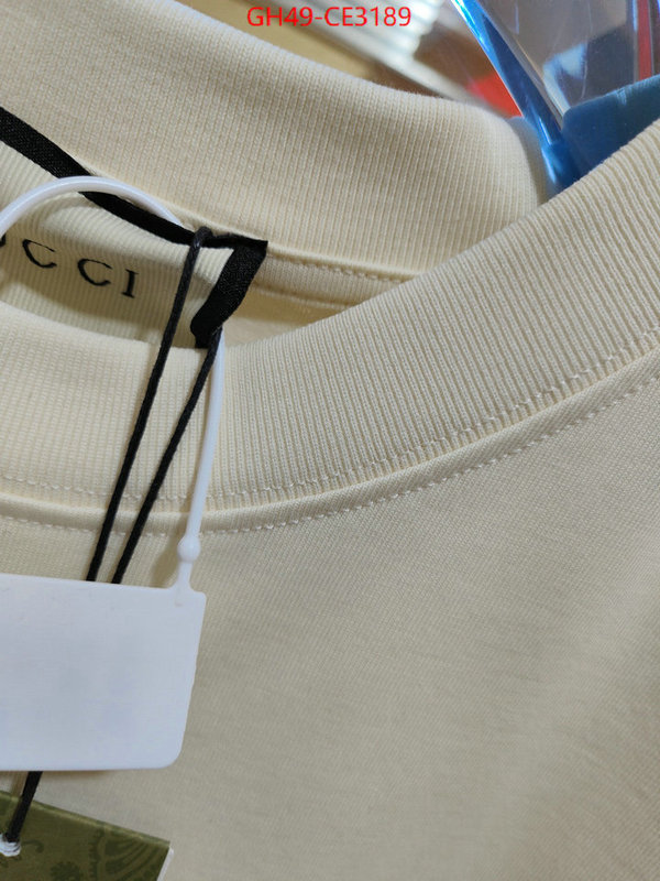 Clothing-Gucci,best quality fake , ID: CE3189,$: 49USD