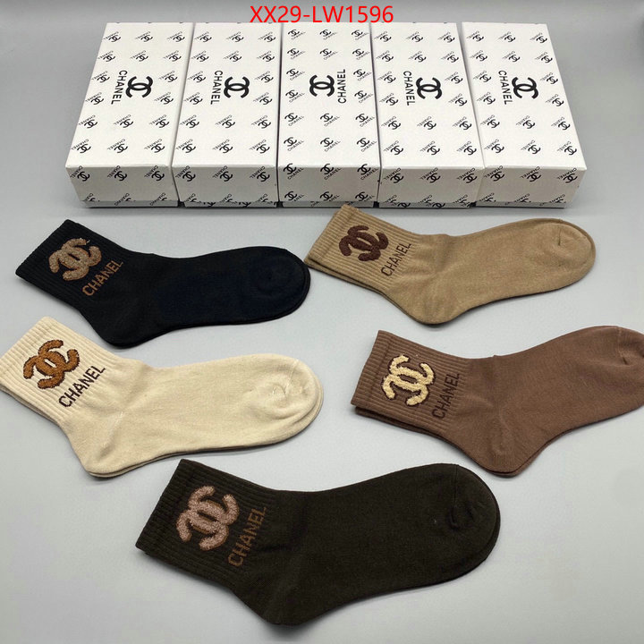 Sock-Chanel,where can i buy the best 1:1 original , ID: LW1596,$: 29USD